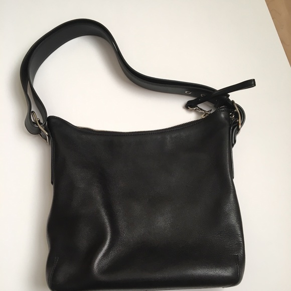 Vintage Coach 9326 Black Leather Handbag - Picture 3 of 5